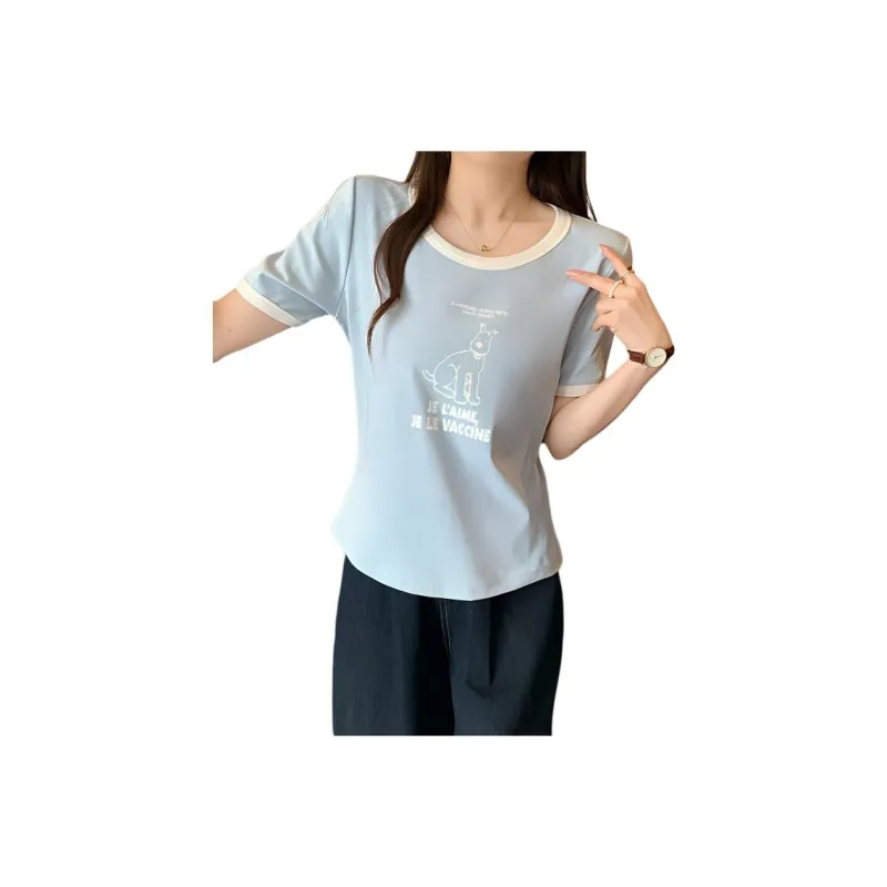 Flowers In Water T Shirt Women's-2