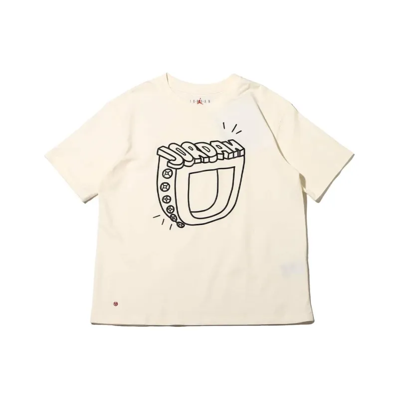 Jordan FLIGHT GF TEE T Shirt Women's White-0