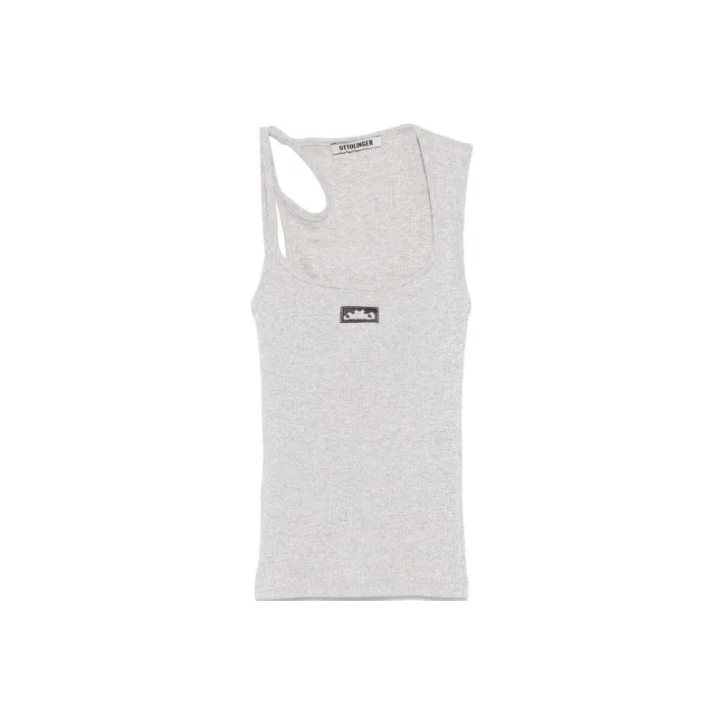 Ottolinger Dirndl Tank Top 'Grey'-0