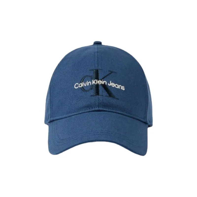 CALVIN KLEIN Cotton Baseball Caps Unisex Dark Blue-1