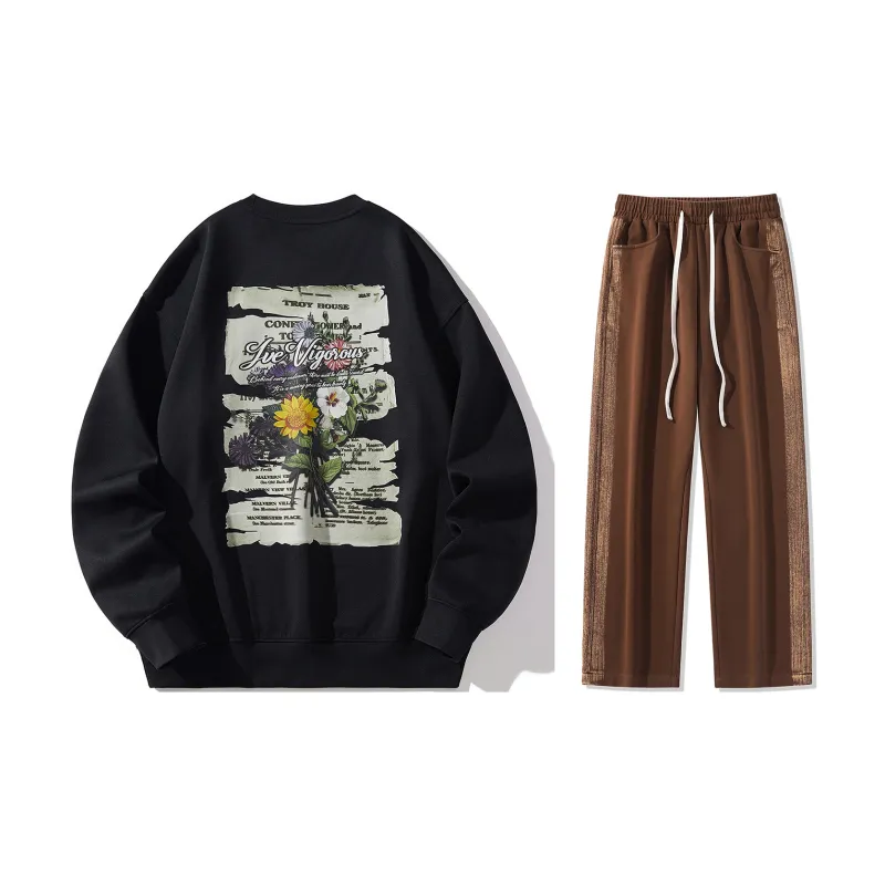 IVEIII Sweatshirt Sets Unisex-14