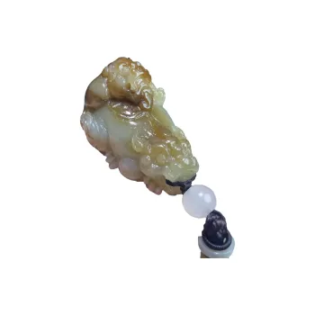 BUDOUXIAOAI Hetian Jade Handheld Piece Sugar Jade Men's