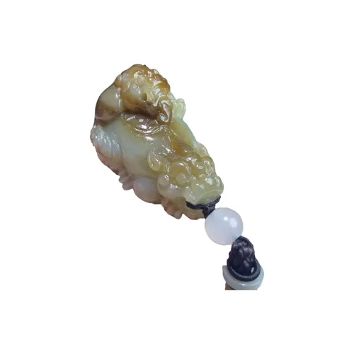 BUDOUXIAOAI Hetian Jade Handheld Piece Sugar Jade Men's