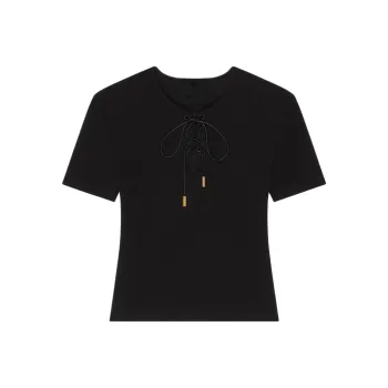 Givenchy 4G Logo T Shirt Women's Black
