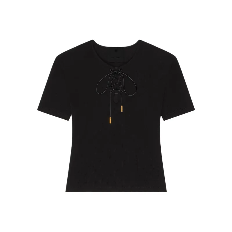 Givenchy 4G Logo T Shirt Women's Black-0