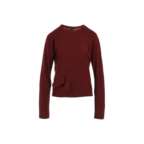 Yohji Yamamoto Y's FW24 Sweater Women's Burgundy