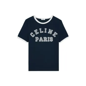 CELINE T Shirts Women's Blue