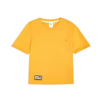 PUMA SelectCLASSICS T Shirt Women's Mustard Color 55