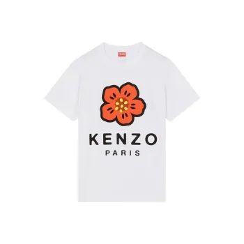 KENZO X Nigo Women'ss Boke Flower Loose T Shirt White