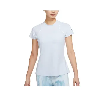 Nike T Shirts Women's Light Blue