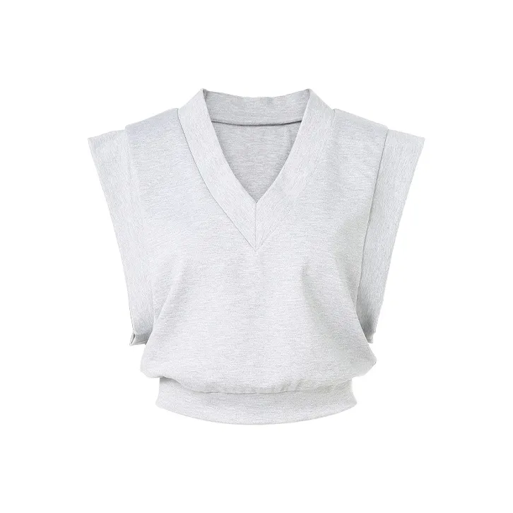 Gyokuu Straight T-Shirt Women's Gray-0
