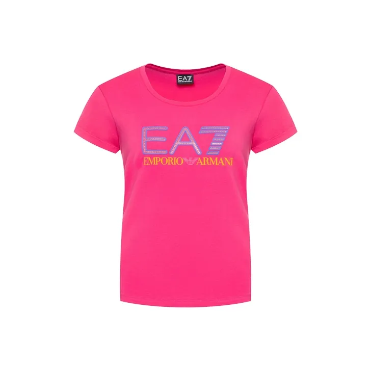 EMPORIO ARMANI T Shirts Women's Rose Red-0