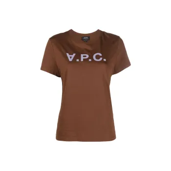 A.P.C T Shirt Women's Chocolate