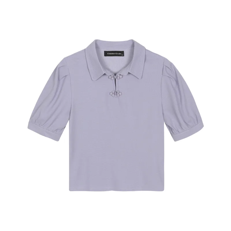 EIDOLON GRAIN Crop Tops Women's Purple-0