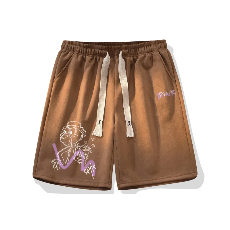 PINK PANTHER Casual Shorts Unisex-7