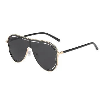 JEANSWEST Metal Irregular Shape Sunglasses Unisex