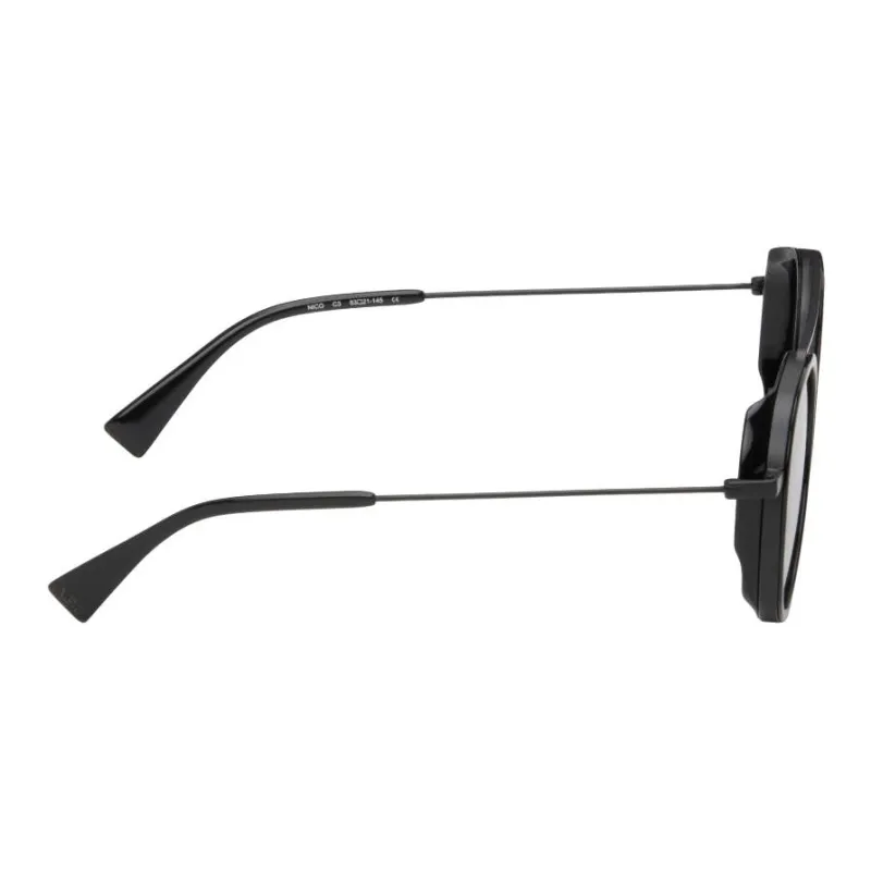 A.P.C Acetate Round Sunglasses Men's Black-1