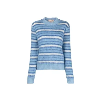 MARNI Striped Crewneck Knitted Jumper