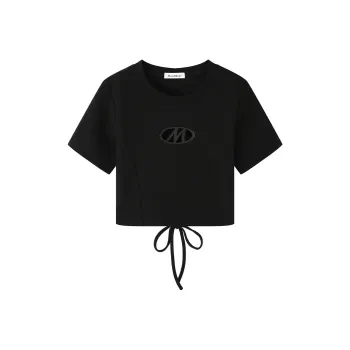MacyMccoy Crop Tops Women's Black