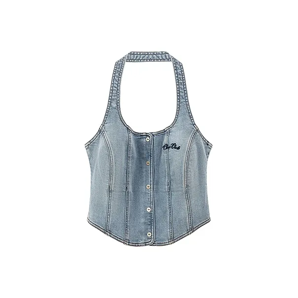 CHUU Tank Top Women's Medium Denim Blue-0