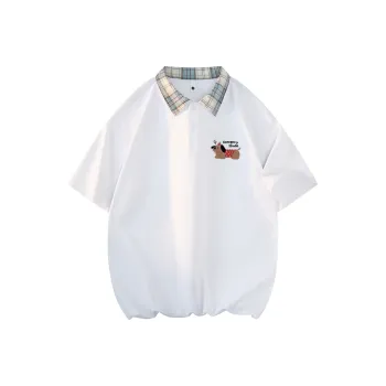 COMGM T Shirt Unisex Apricot Red Plaid