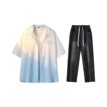 A.X.S.K Shirt Matching Set Unisex
