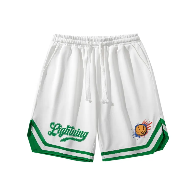 Lightning X Storm Basketball Shorts Unisex-0
