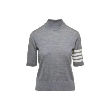 THOM BROWNE Roll Neck Knitted Jumper