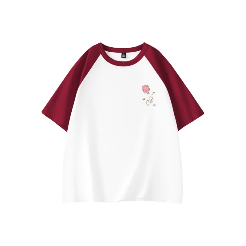 Cotton Raglan Sleeve T Shirt Women's-8