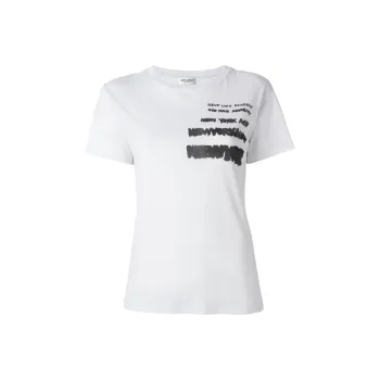 SAINT LAURENT SS22 T Shirt Women's White