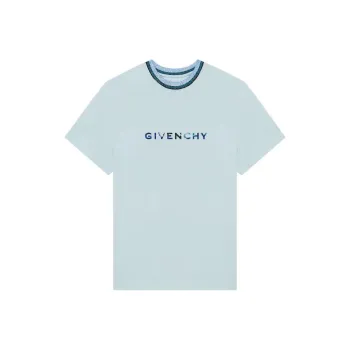 Givenchy Josh Smith Collaboration Collection T Shirt Women's Light Blue