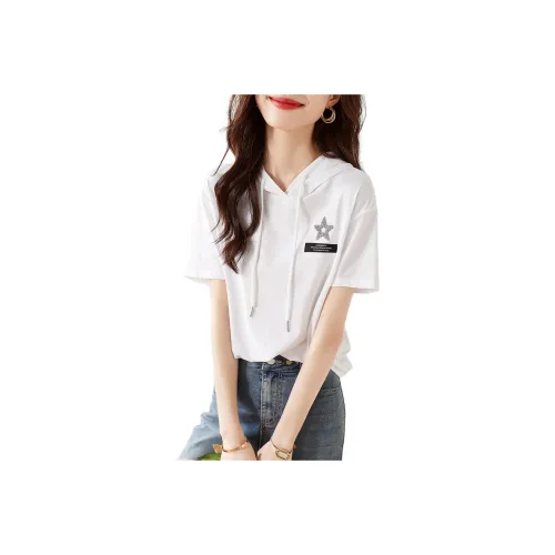 Mo Han Yi Mei Regular T Shirt Women's White