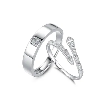 Treasure Flaws S925 Silver Rings Unisex Silver