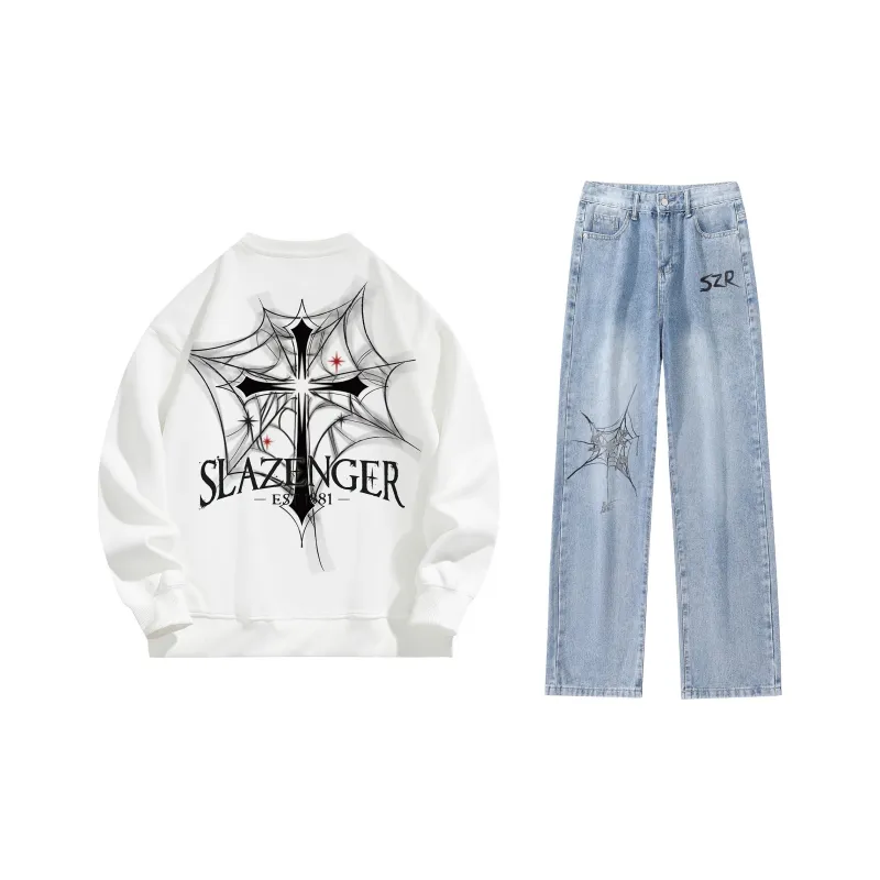 Slazenger Sweatshirt Set Unisex-12