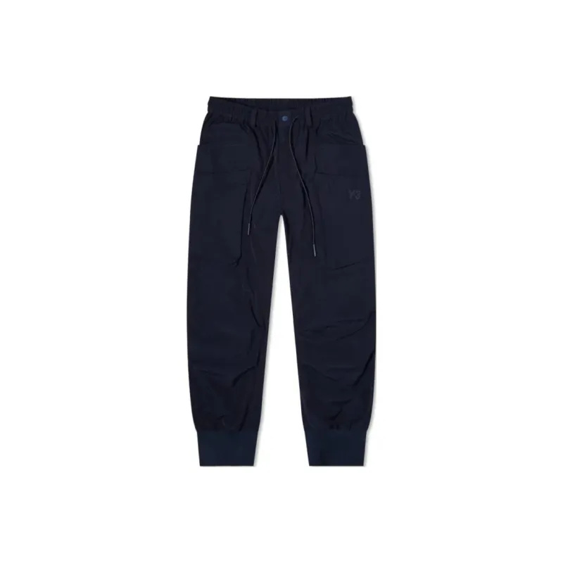 Y 3 Casual Pants Men's Ink Blue-0