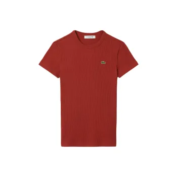 LACOSTE T Shirts Women's Red