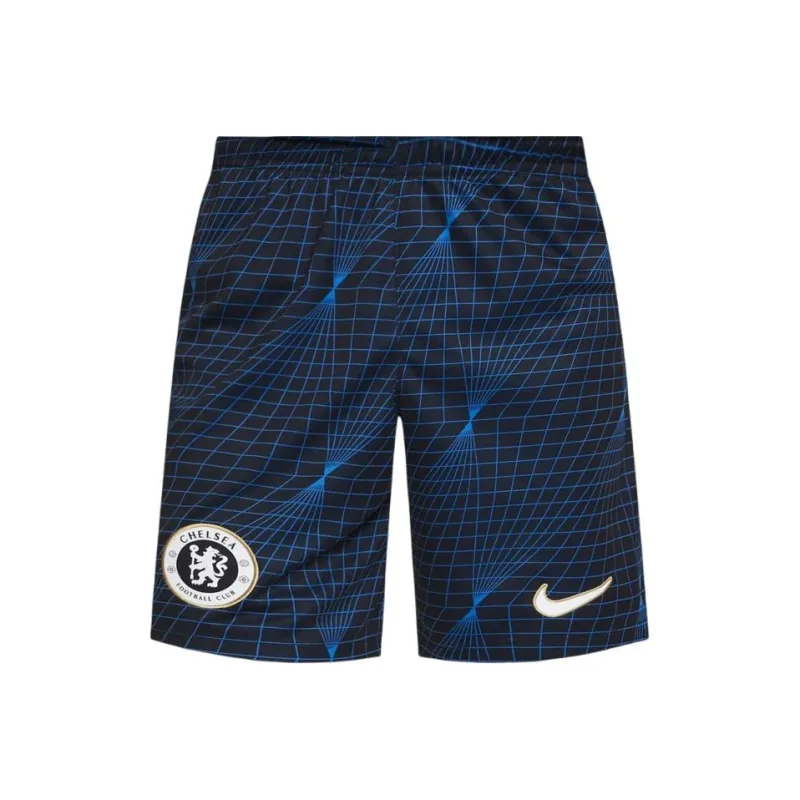 Nike Chelsea FC 2023/24 Stadium Away Soccer Bottoms Men's Soaring/White-0