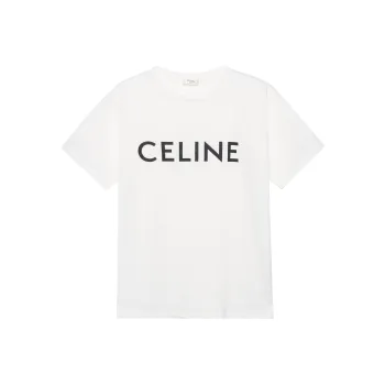 CELINE Loose T SHIRT In Cotton Jersey