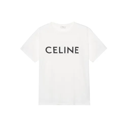 CELINE Loose T SHIRT In Cotton Jersey