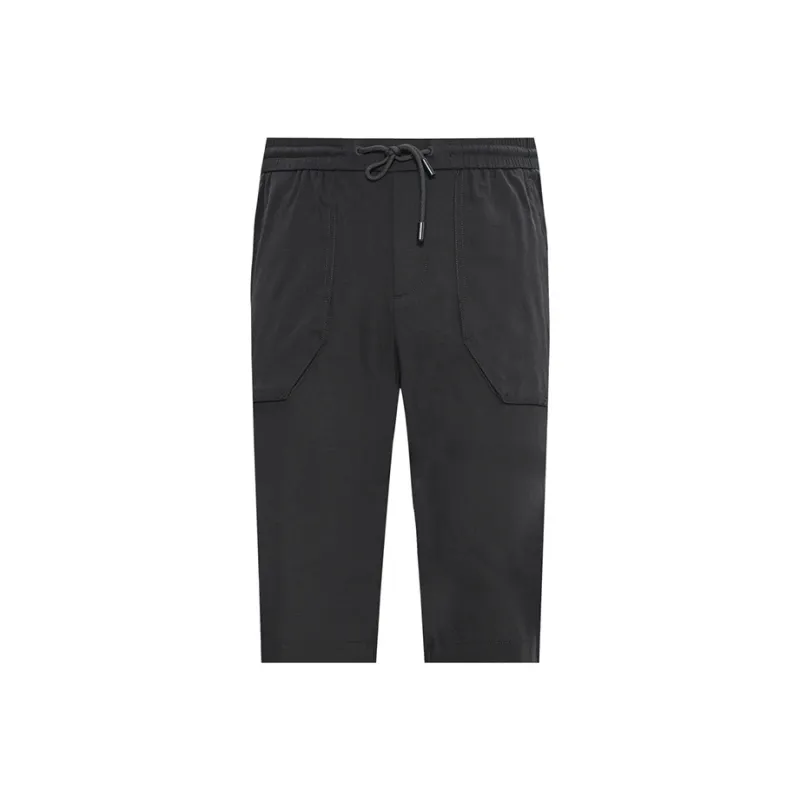 JODOLL Casual Shorts Men's Charcoal Black-0