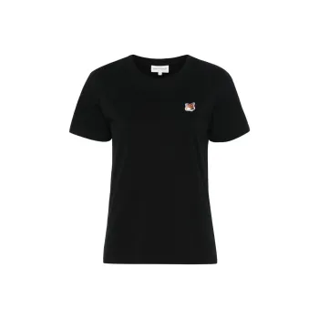 Maison Kitsune Fox appliqué T shirt