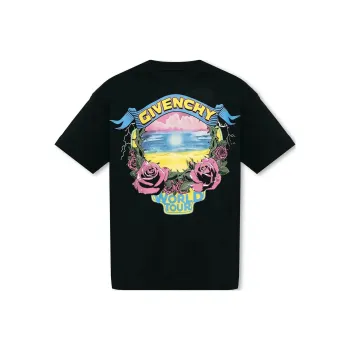 Givenchy Logo Printed Crewneck T Shirt 'Black'