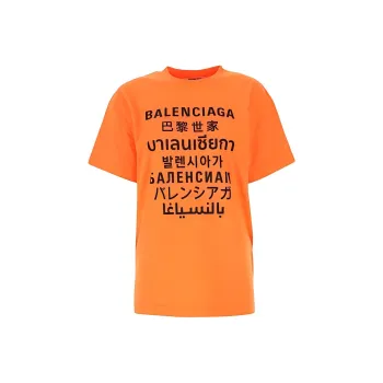 Balenciaga T-Shirts Women's Orange