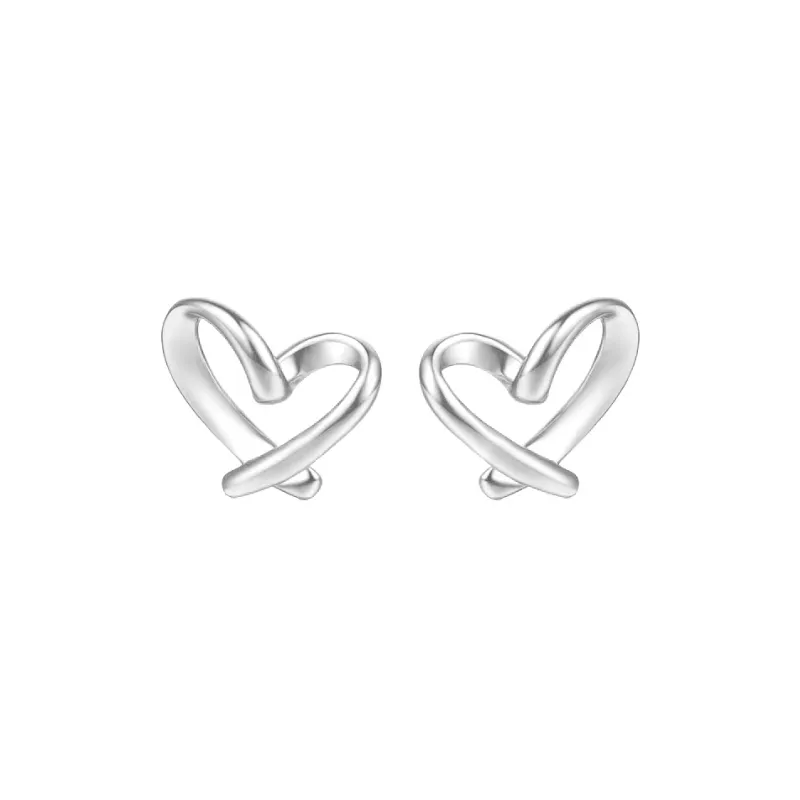 CENTURY&KINDLE S925 Silver Stud Earrings Women's-0