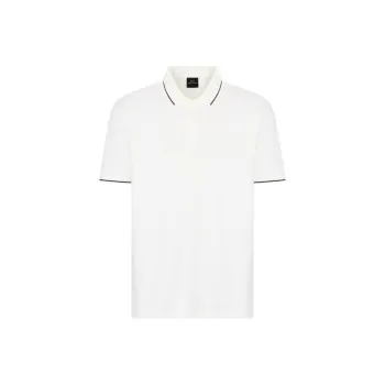 ARMANI EXCHANGEAE SS25 Polo Shirt Men's White