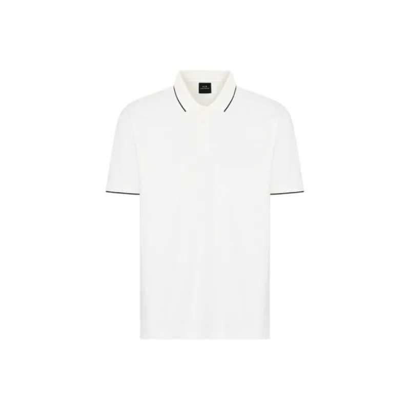 ARMANI EXCHANGEAE SS25 Polo Shirt Men's White-0