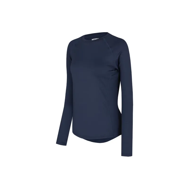 NERDY Raglan Sleeve T Shirt Women's Marine Blue-0
