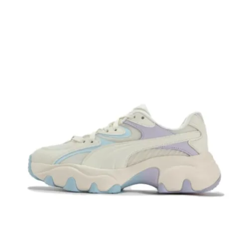 PUMA Pulsar Anti Slip Wear Resistant Low Top Chunky Sneakers Women's Beige
