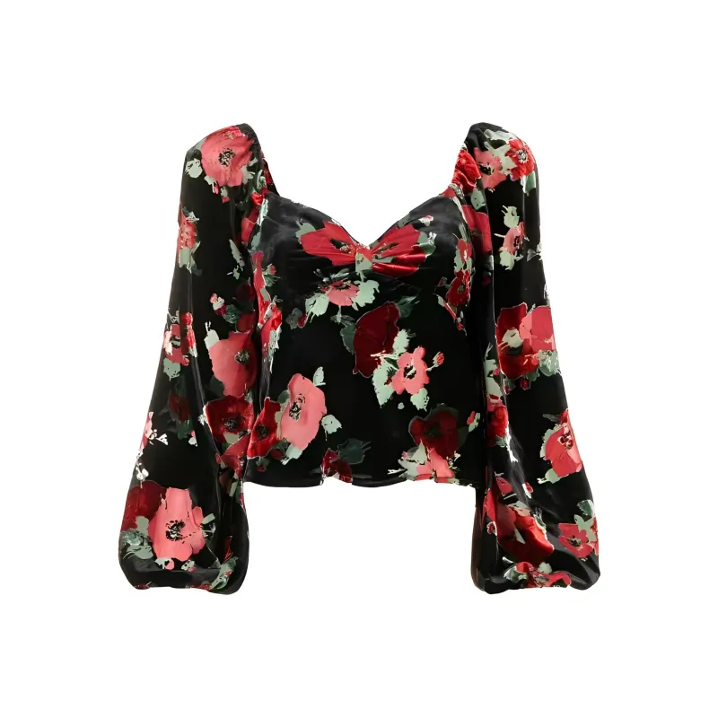 Rixo Bridgette Sweetheart Blouse-0
