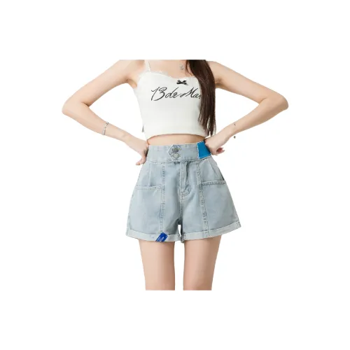 FWTW Denim Shorts Women's Light Blue